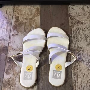 DV by Dolce Vita White Sandals